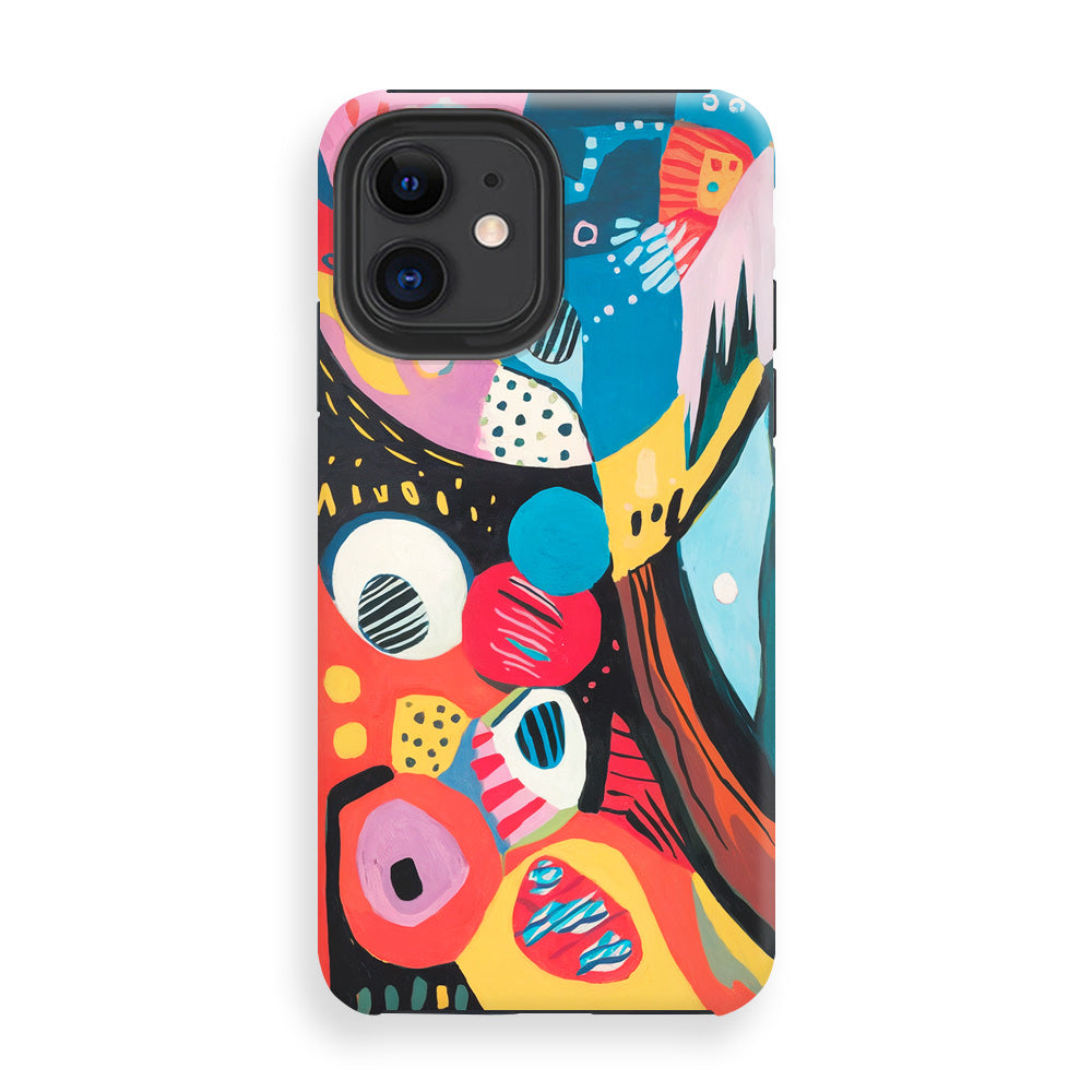 Energetic Color Overlap Phone Cases