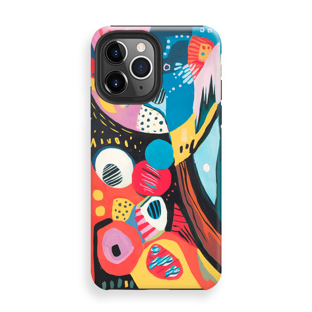 Energetic Color Overlap Phone Cases