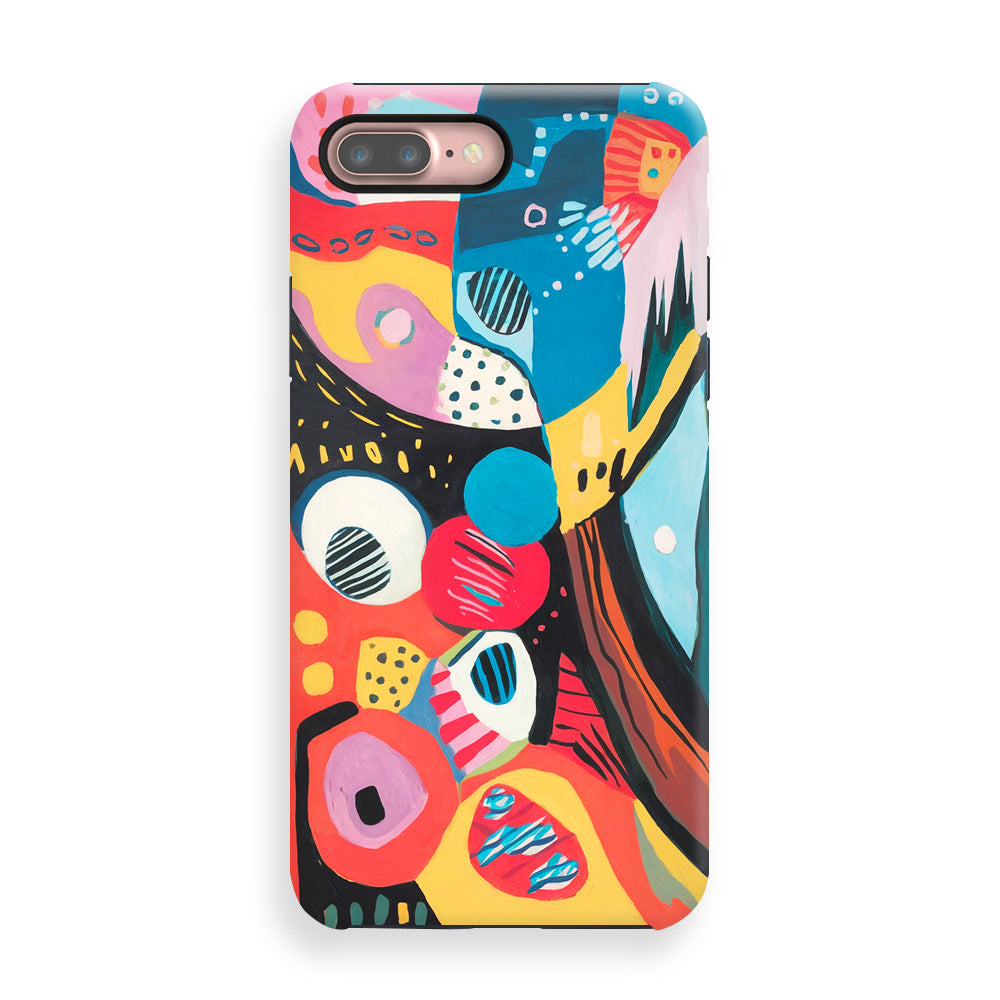 Energetic Color Overlap Phone Cases