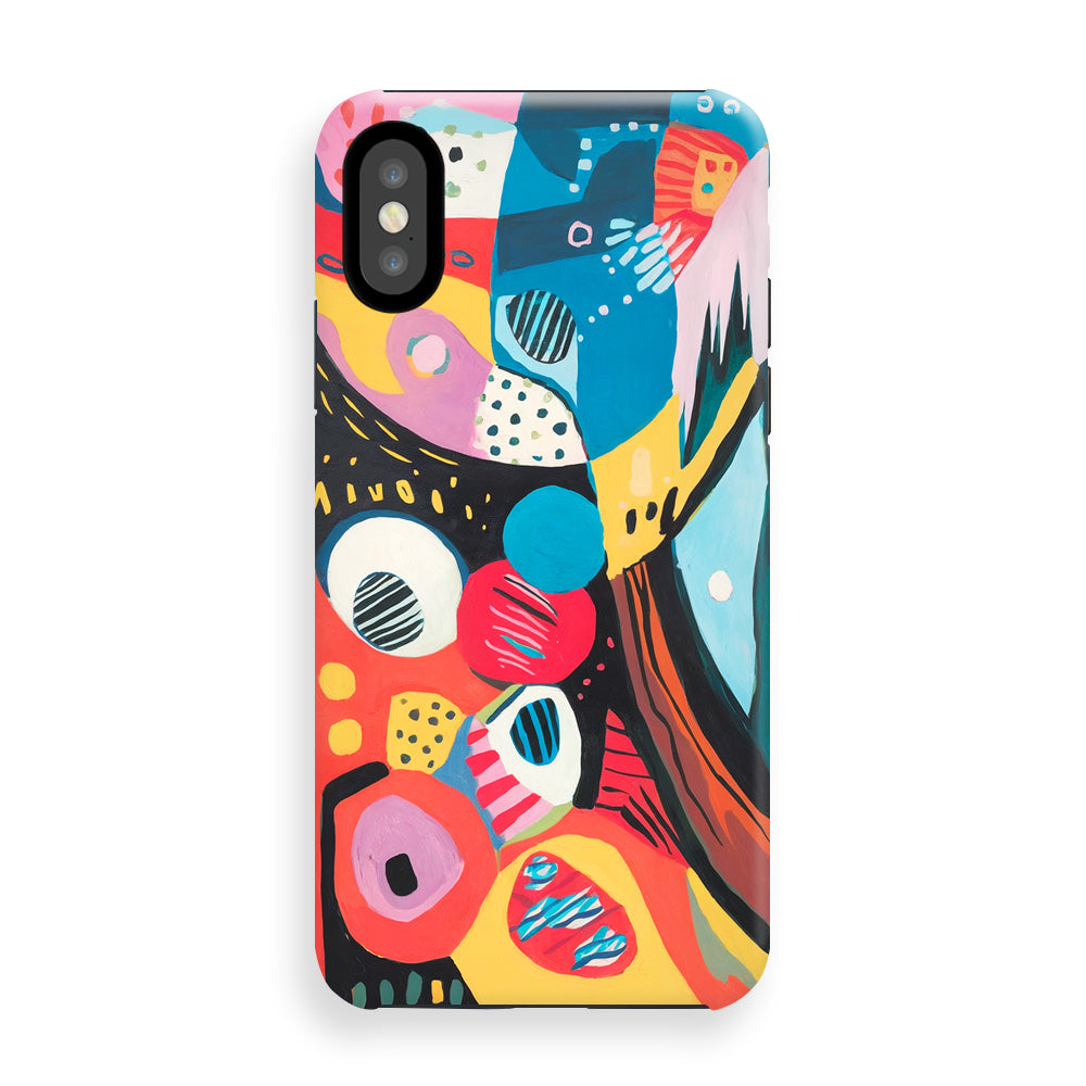 Energetic Color Overlap Phone Cases