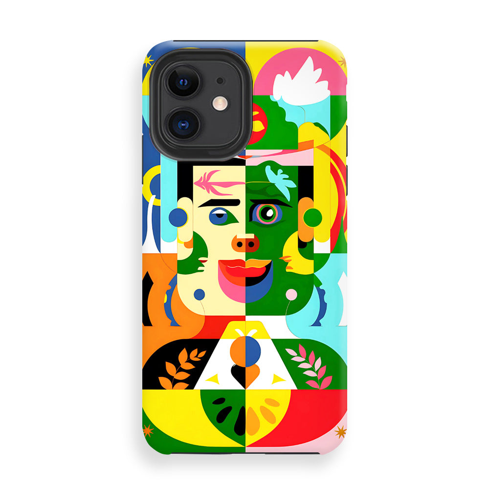 Abstract Pig Face Phone Cases