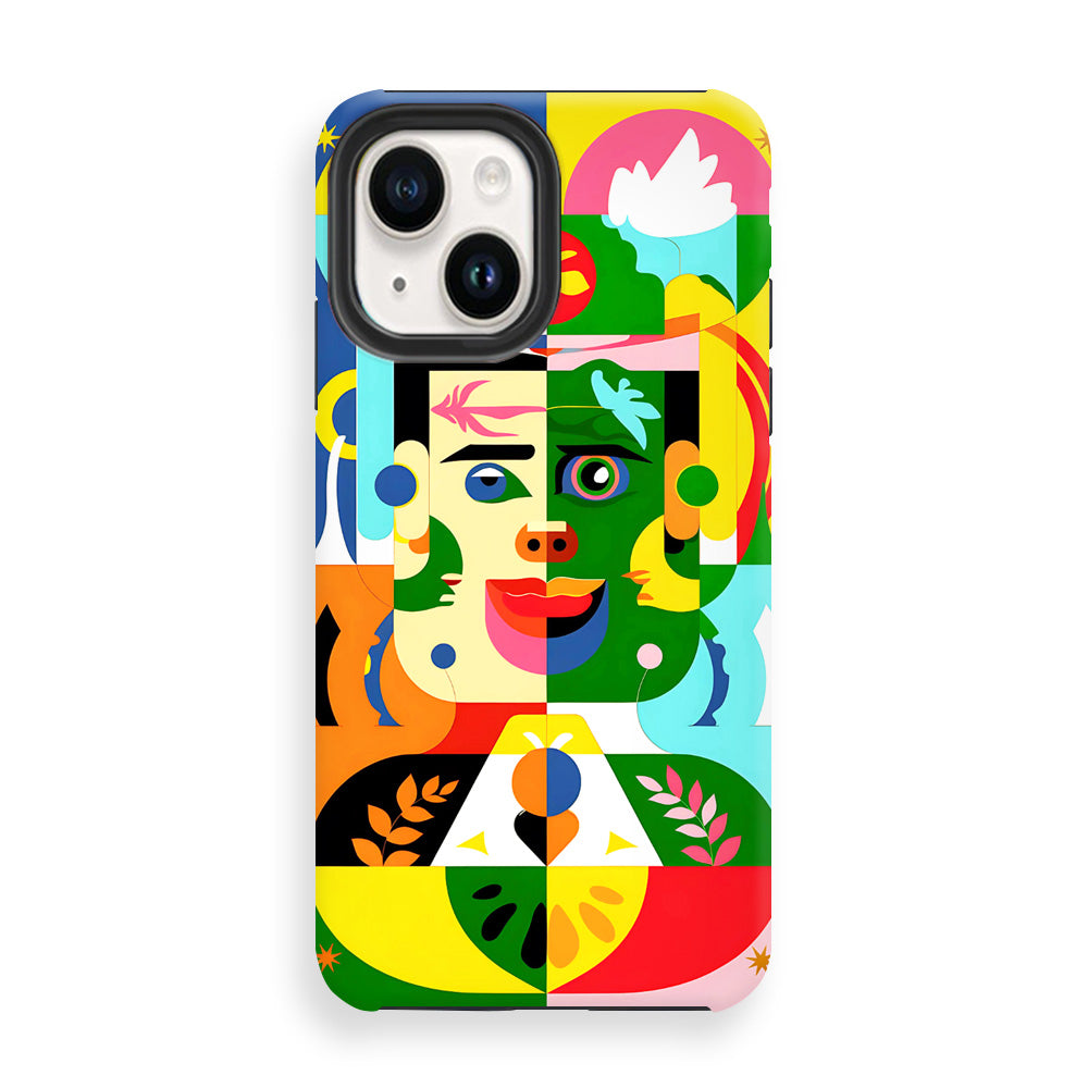 Abstract Pig Face Phone Cases