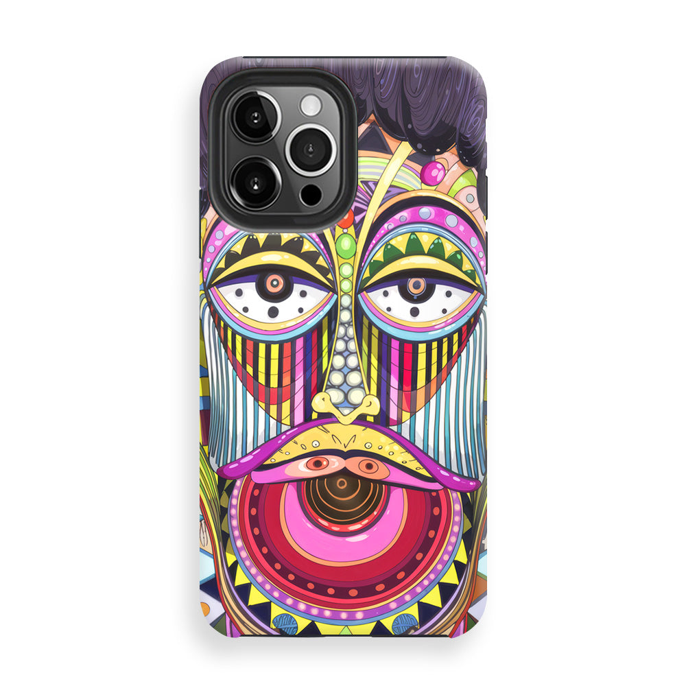 Playful Patterned Profile Phone Cases