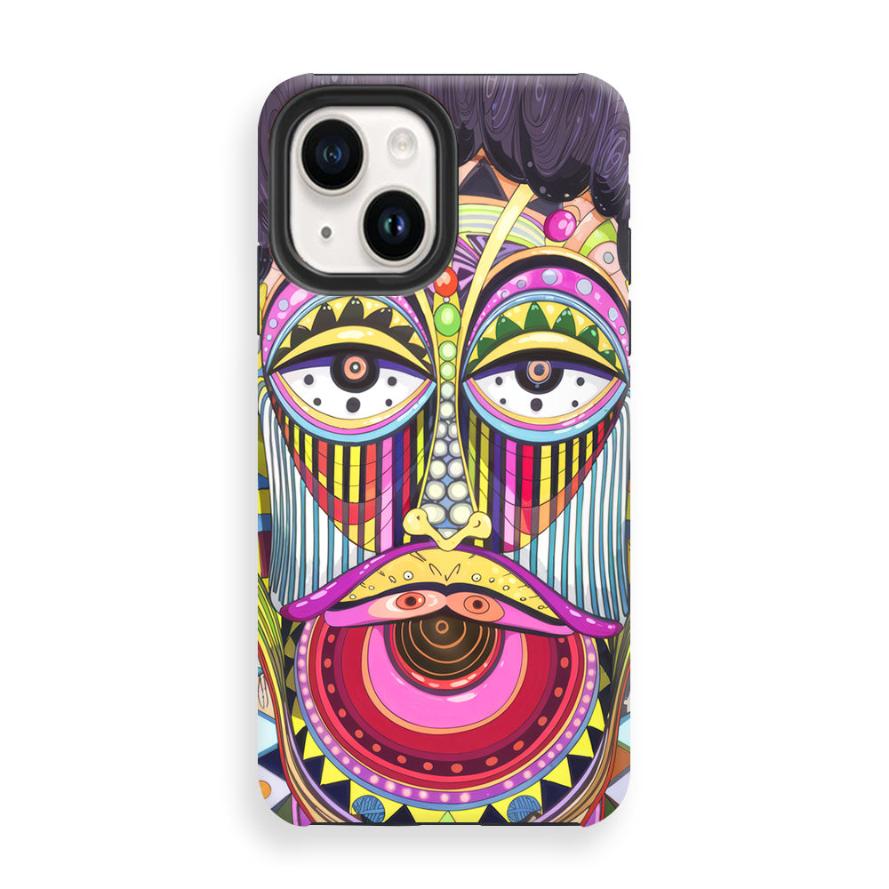 Playful Patterned Profile Phone Cases