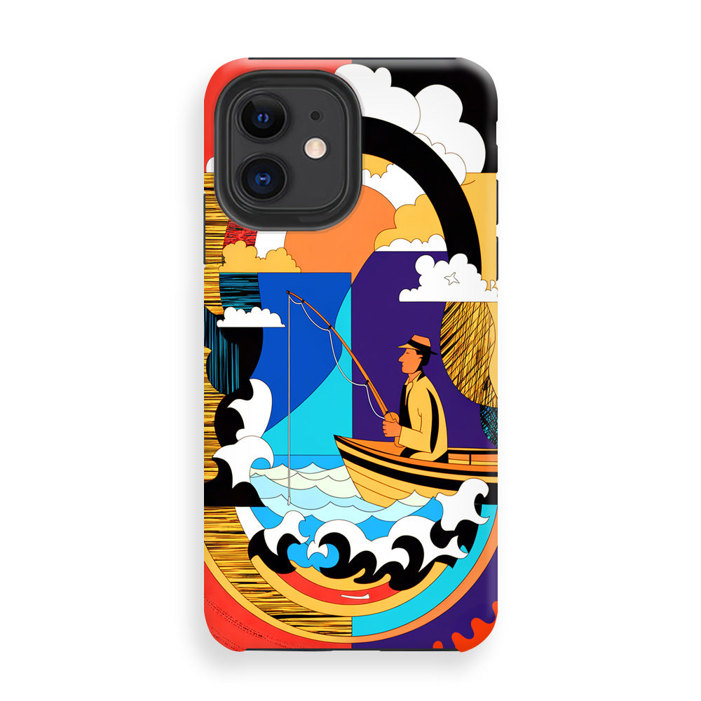 Abstact Just Fishing Phone Cases