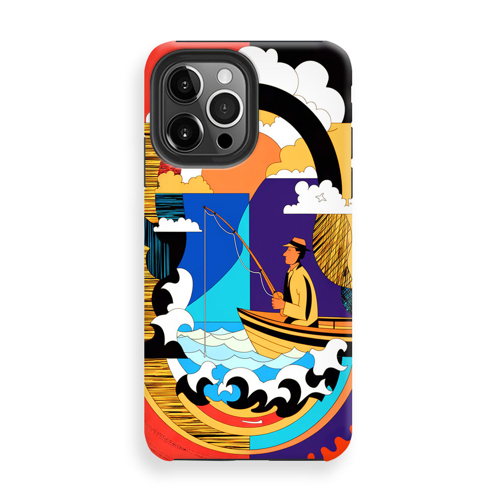 Abstact Just Fishing Phone Cases