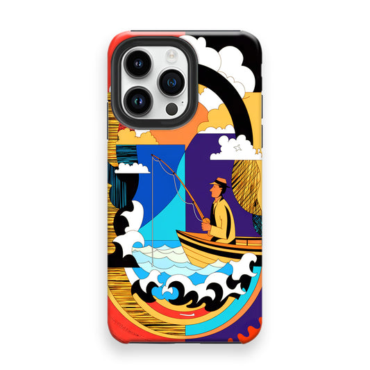 Abstact Just Fishing Phone Cases