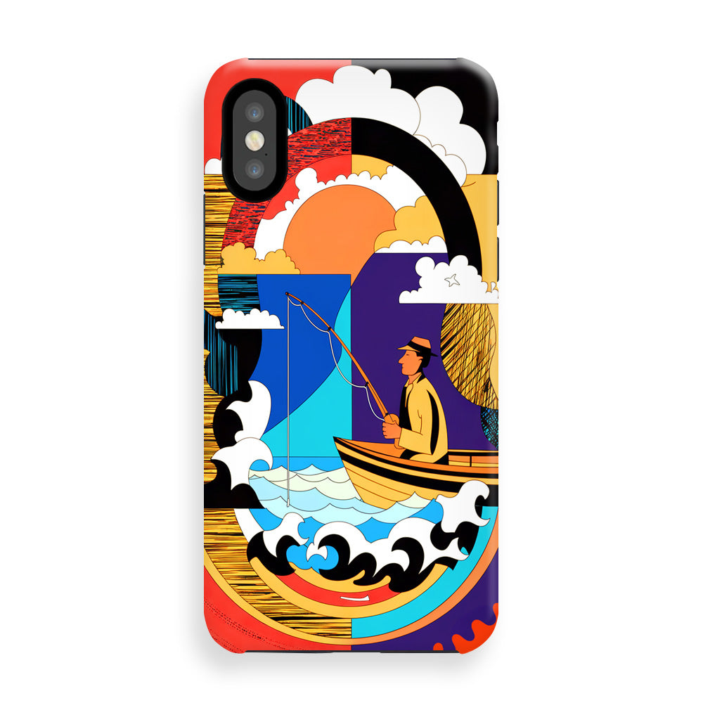 Abstact Just Fishing Phone Cases