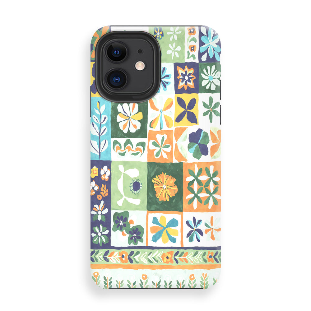 Floral Collage Motif Phone Cases