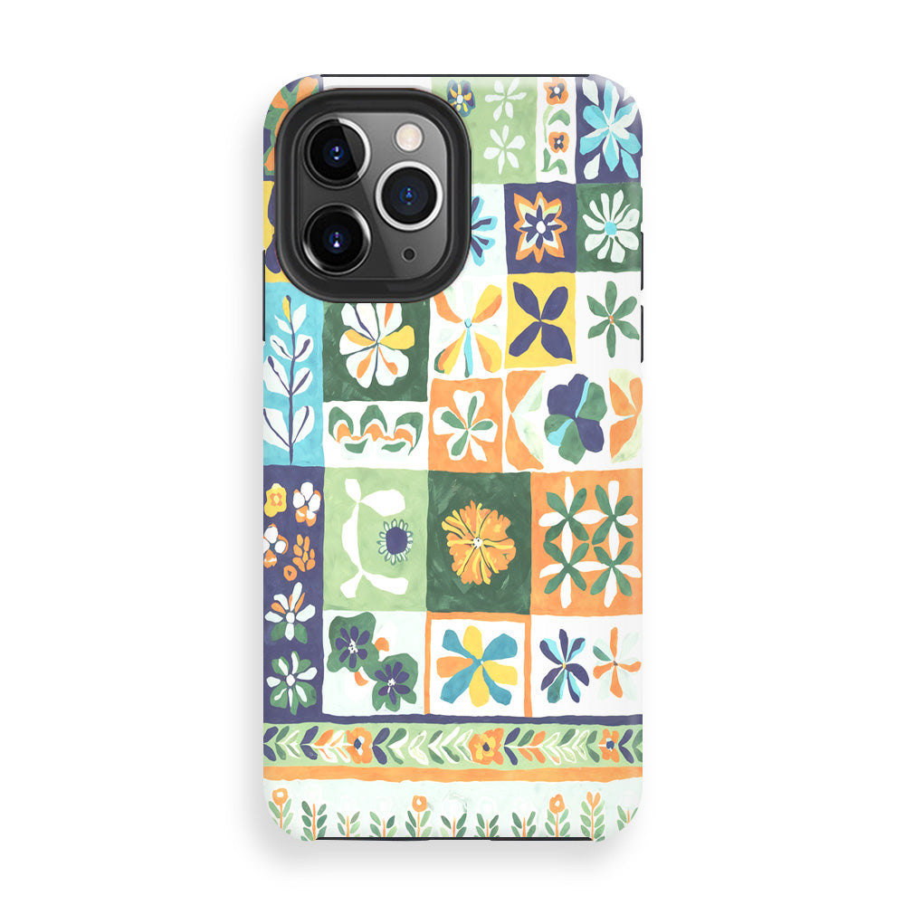 Floral Collage Motif Phone Cases