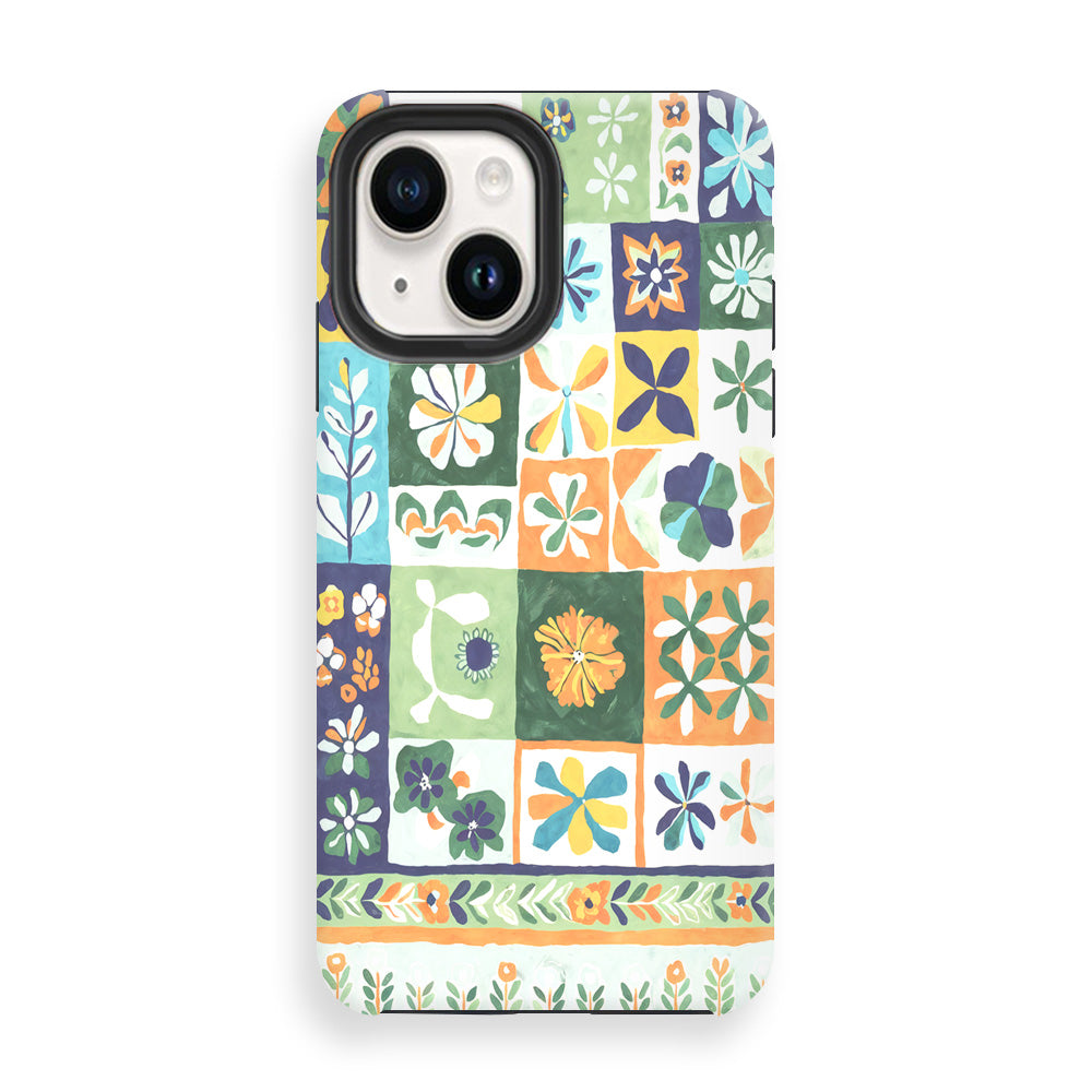 Floral Collage Motif Phone Cases