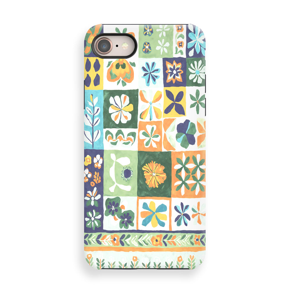 Floral Collage Motif Phone Cases