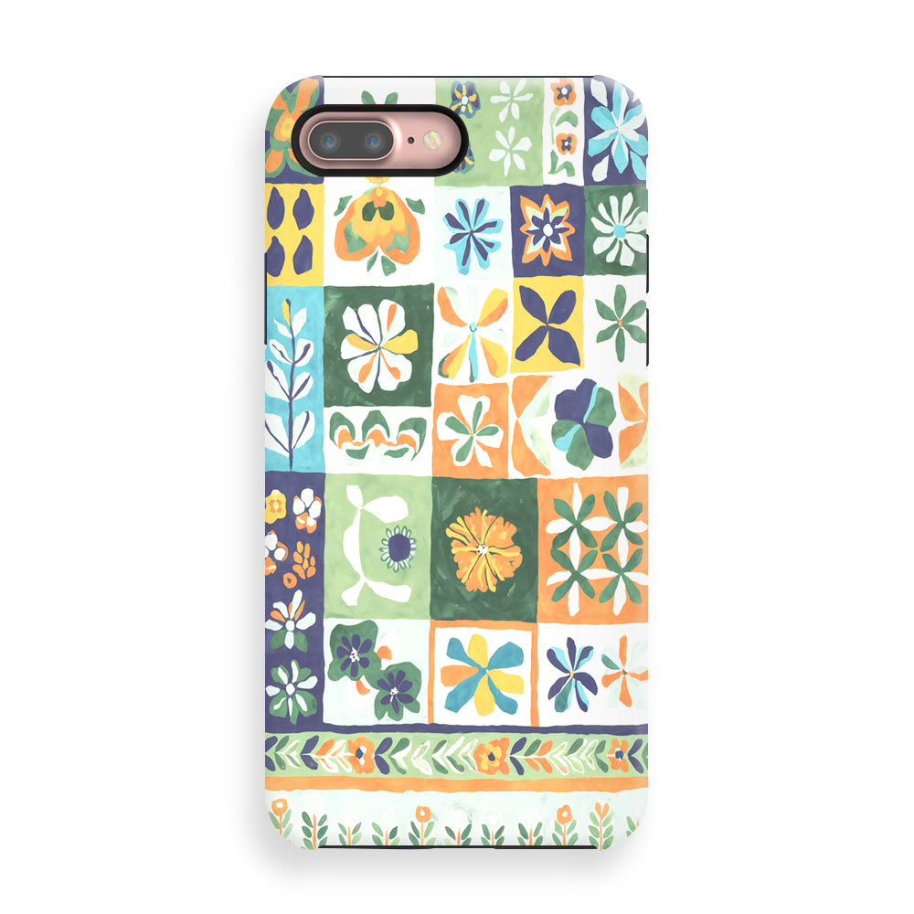 Floral Collage Motif Phone Cases