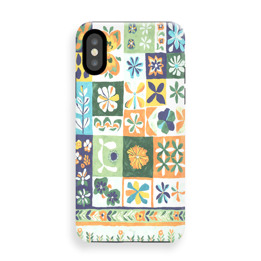 Floral Collage Motif Phone Cases