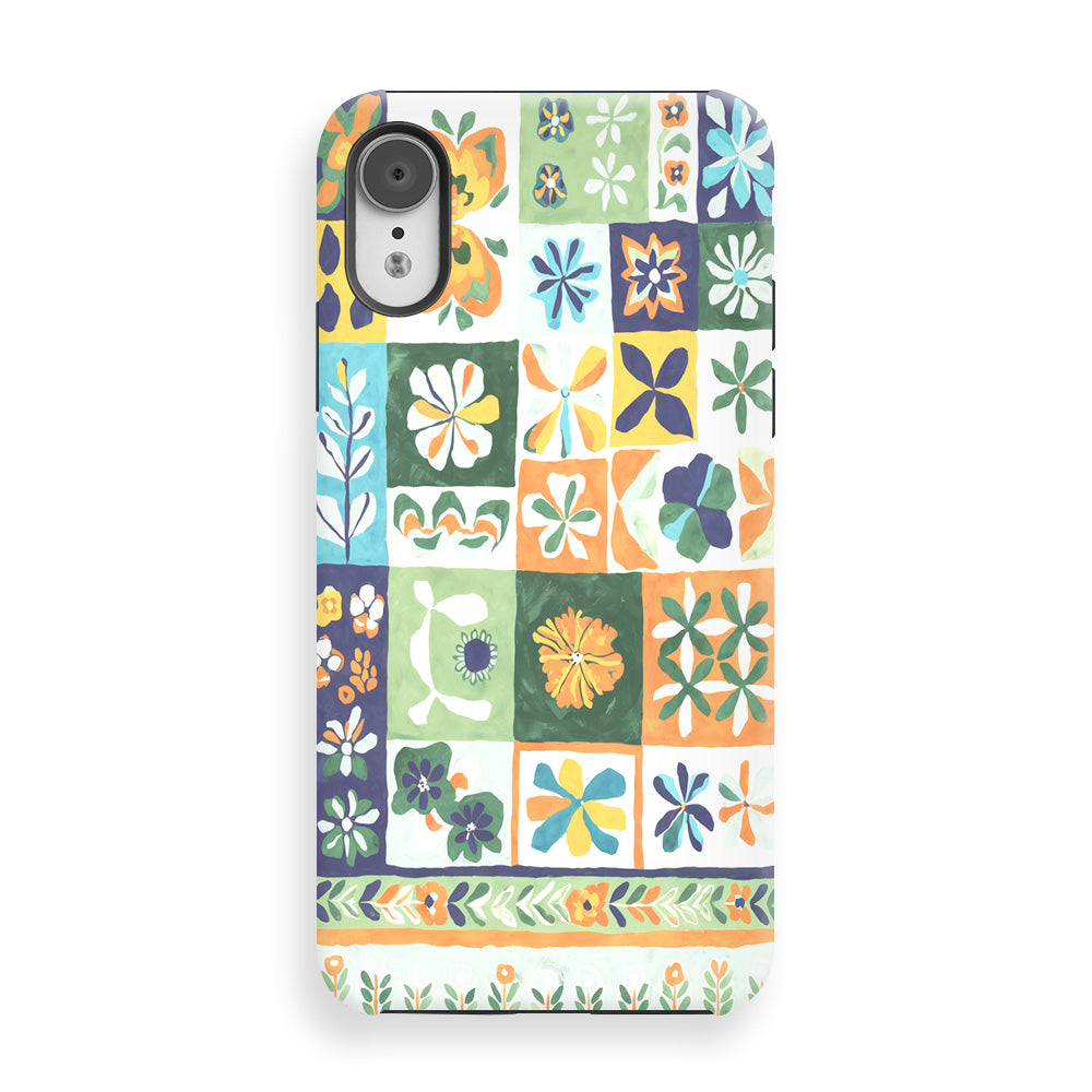 Floral Collage Motif Phone Cases