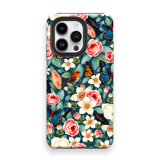 Butterfly Rose Serenade Phone Cases