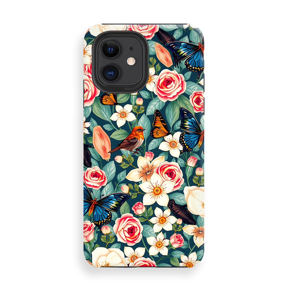 Butterfly Rose Serenade Phone Cases