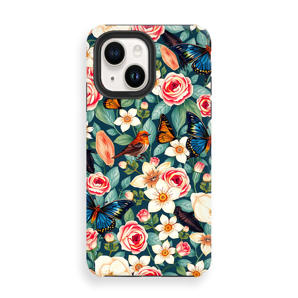 Butterfly Rose Serenade Phone Cases