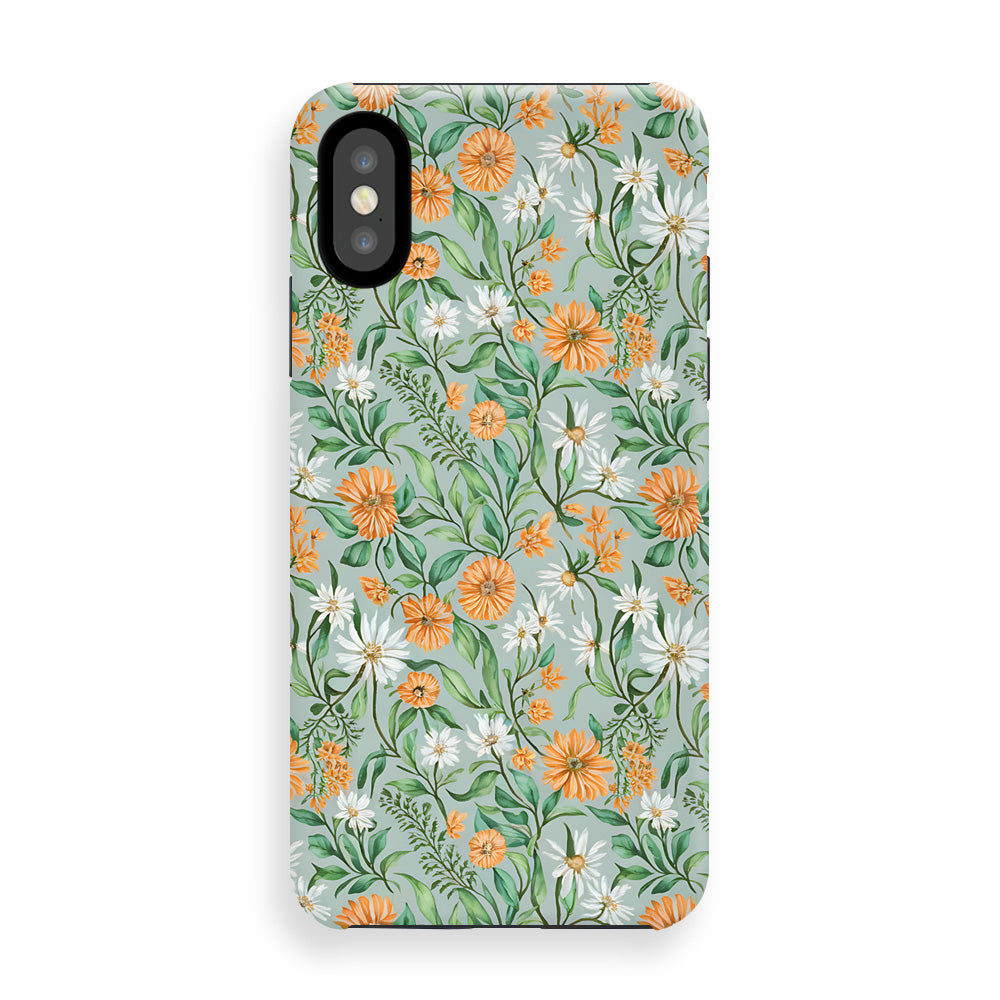 Intricate Garden Design Phone Cases