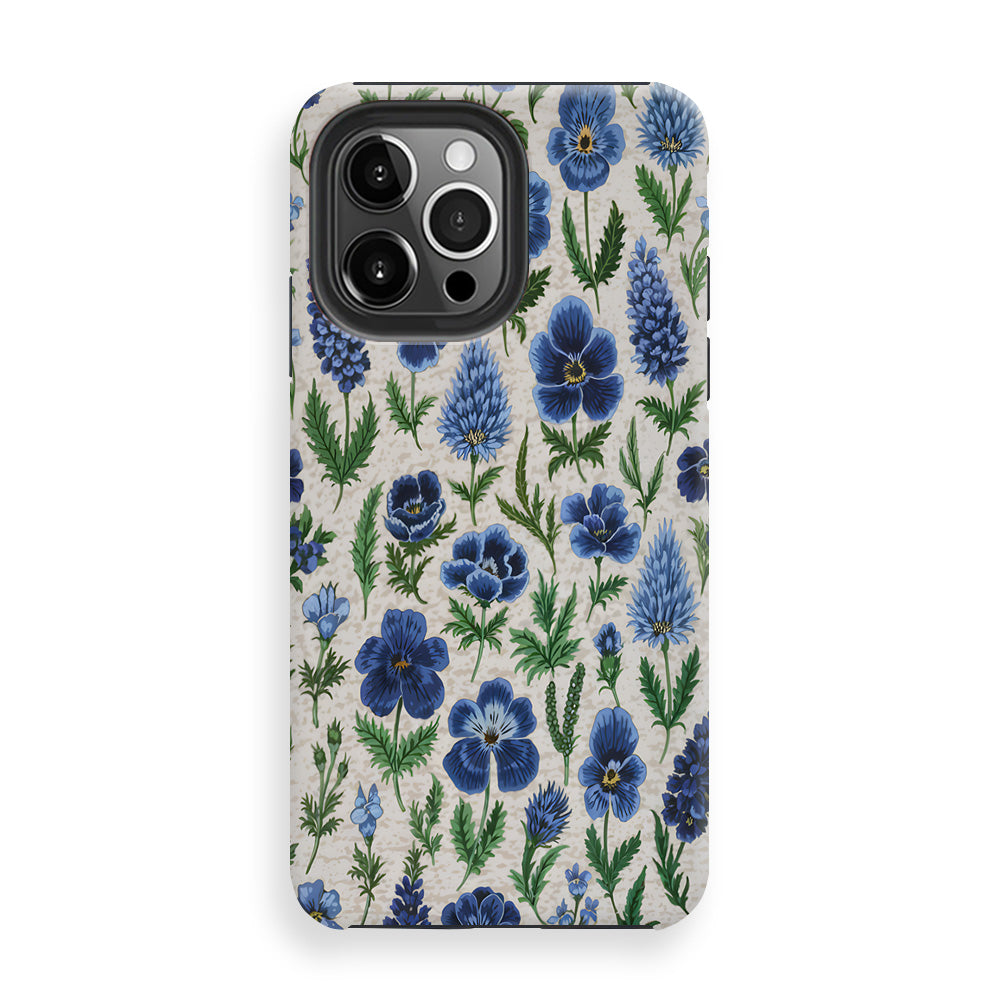 Azure Garden Tranquility Phone Cases