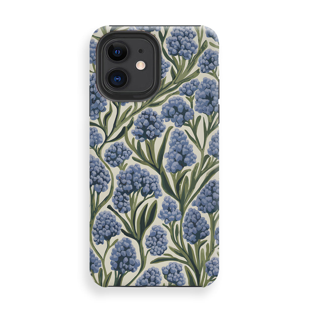 Blue Petal Harmony Phone Cases