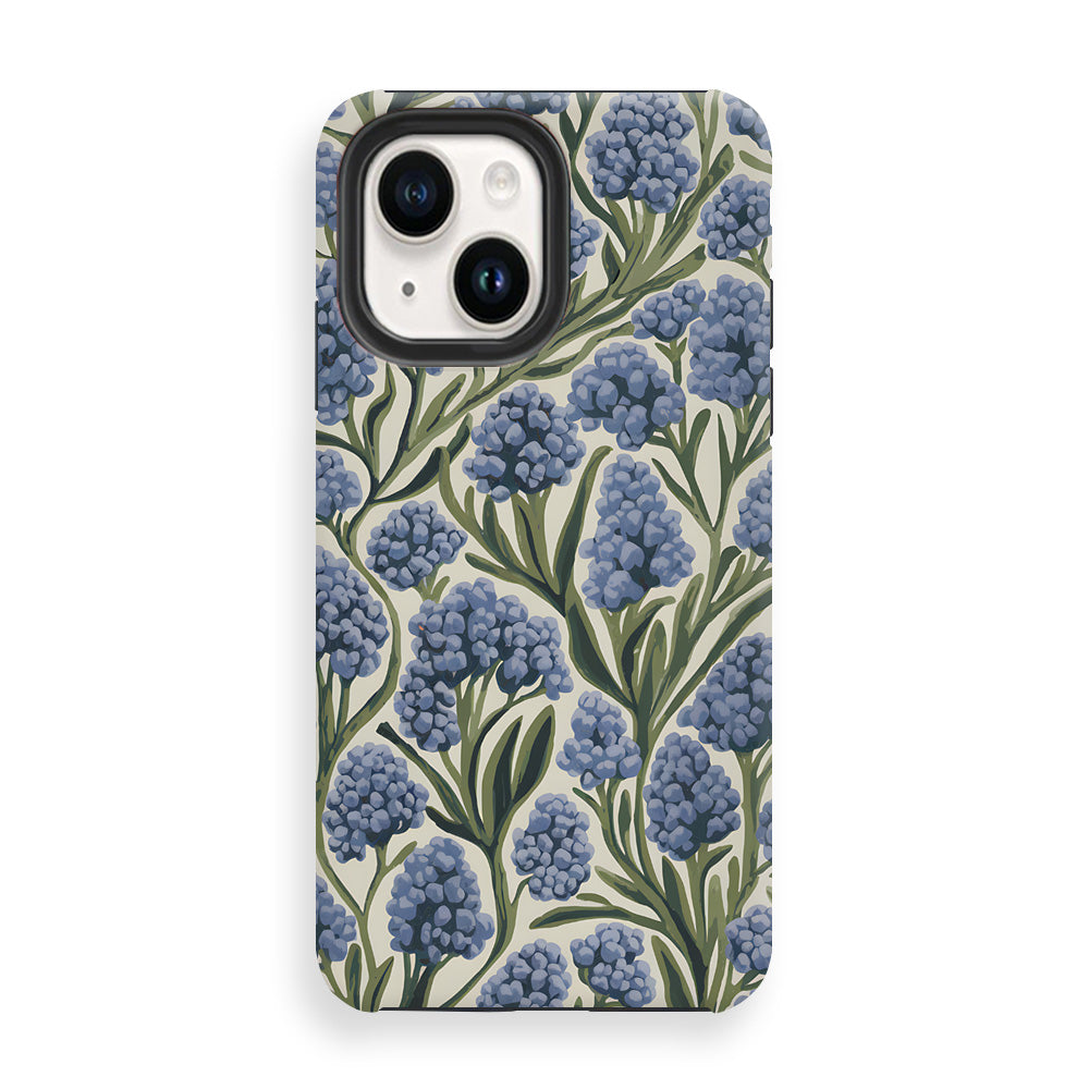 Blue Petal Harmony Phone Cases