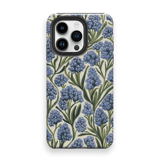 Blue Petal Harmony Phone Cases