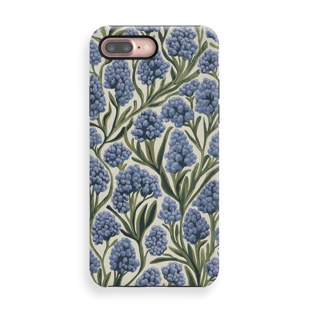 Blue Petal Harmony Phone Cases