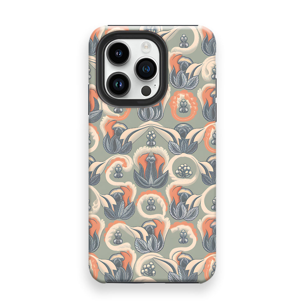 Symmetrical Flower Design Phone Cases