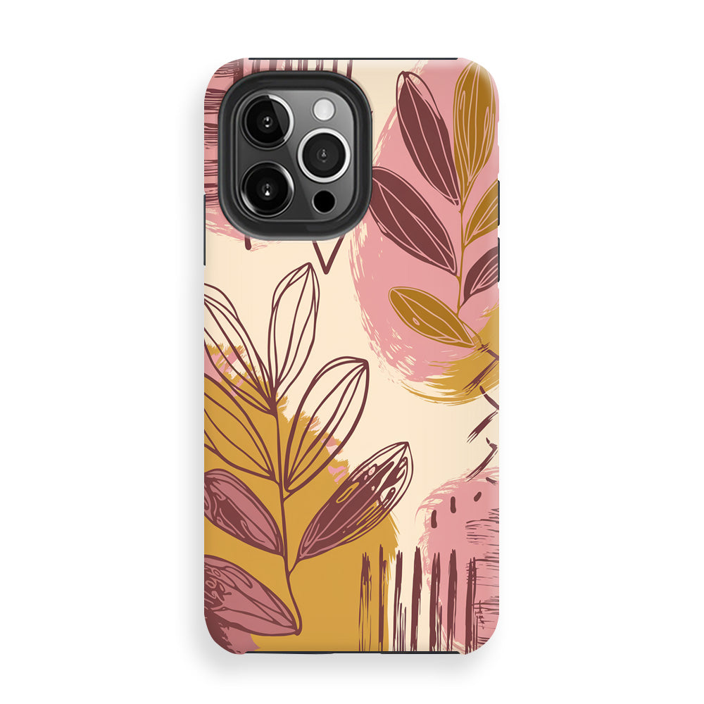 Cream Canvas Bloom Phone Cases