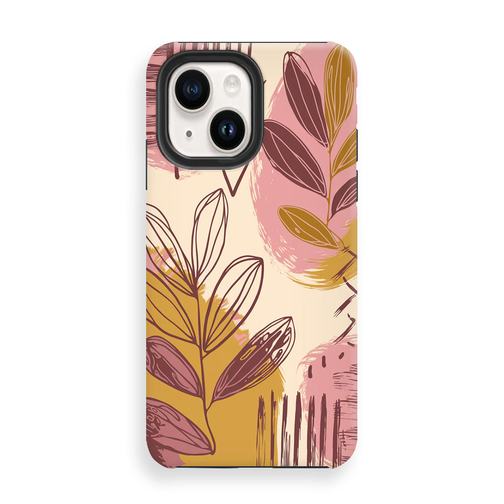 Cream Canvas Bloom Phone Cases