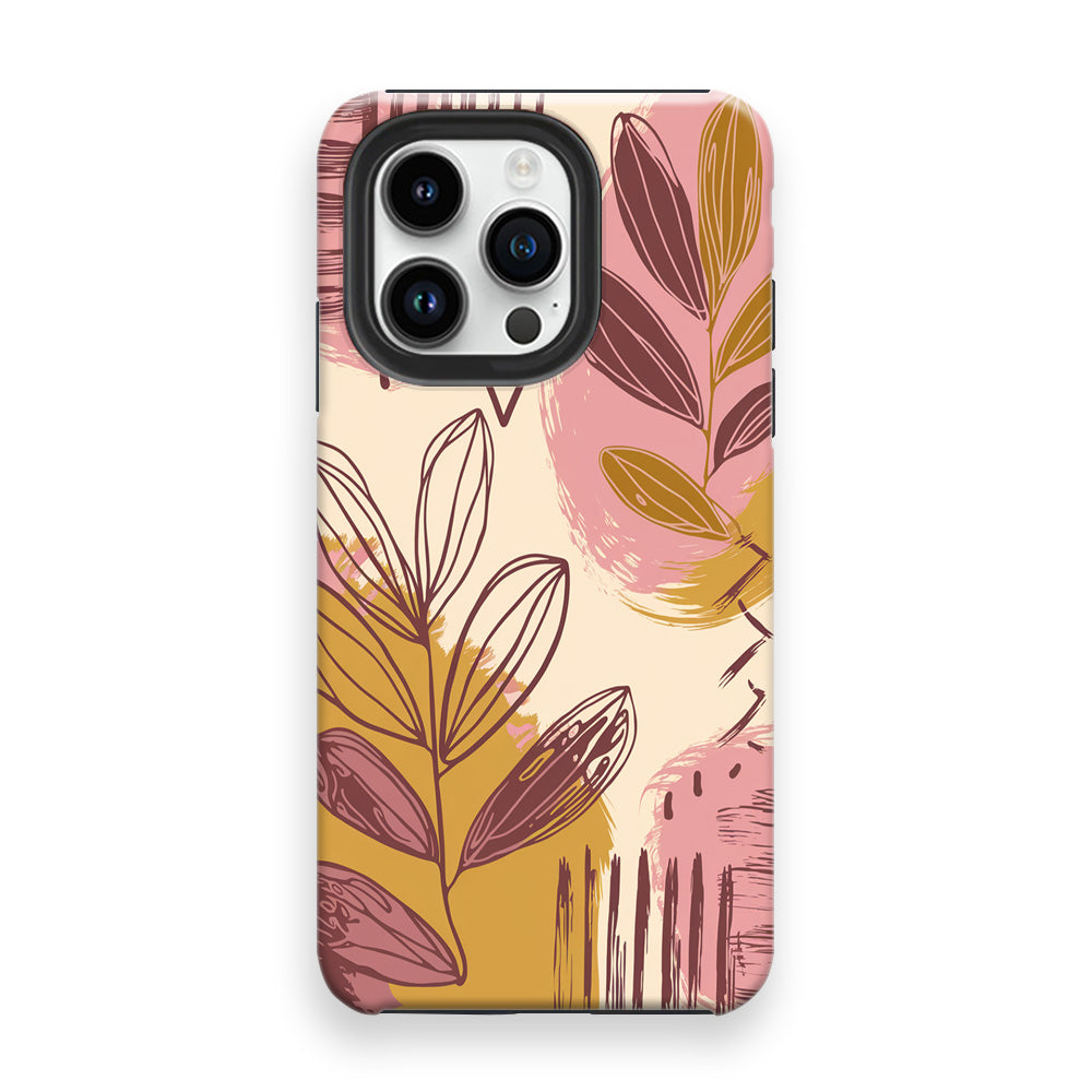 Cream Canvas Bloom Phone Cases