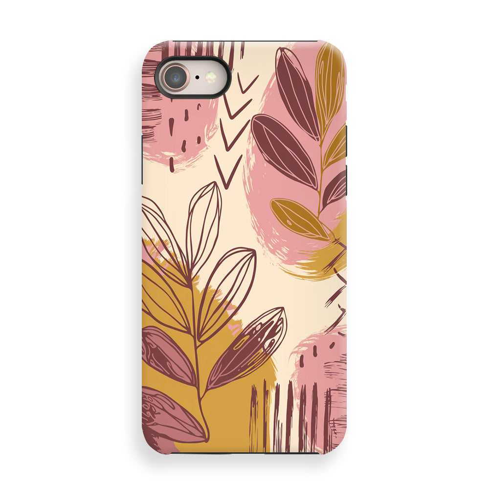 Cream Canvas Bloom Phone Cases