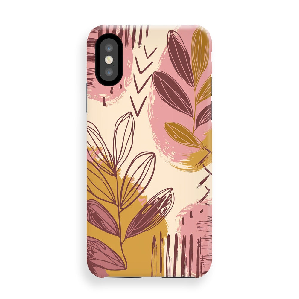 Cream Canvas Bloom Phone Cases