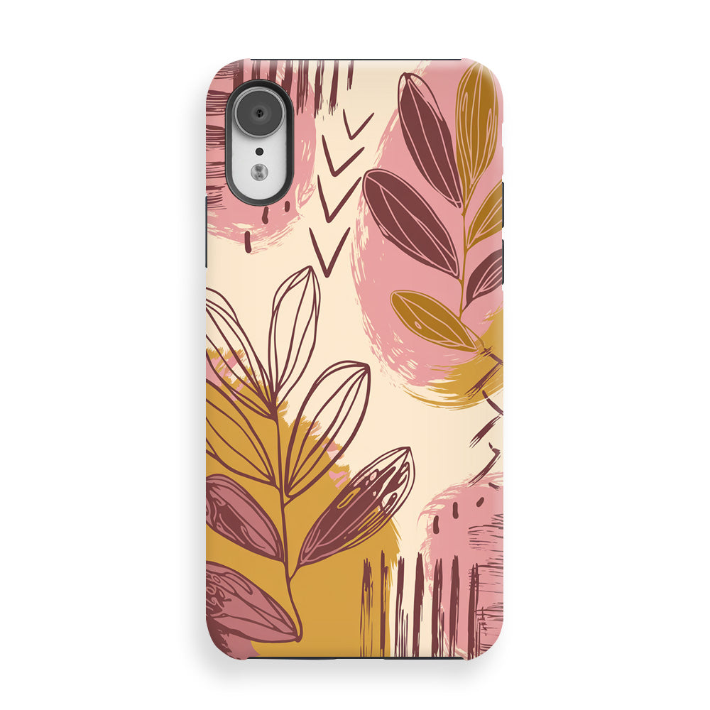 Cream Canvas Bloom Phone Cases