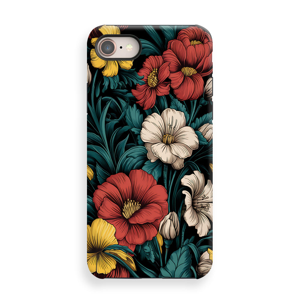 Vivid Floral Harmony Phone Cases