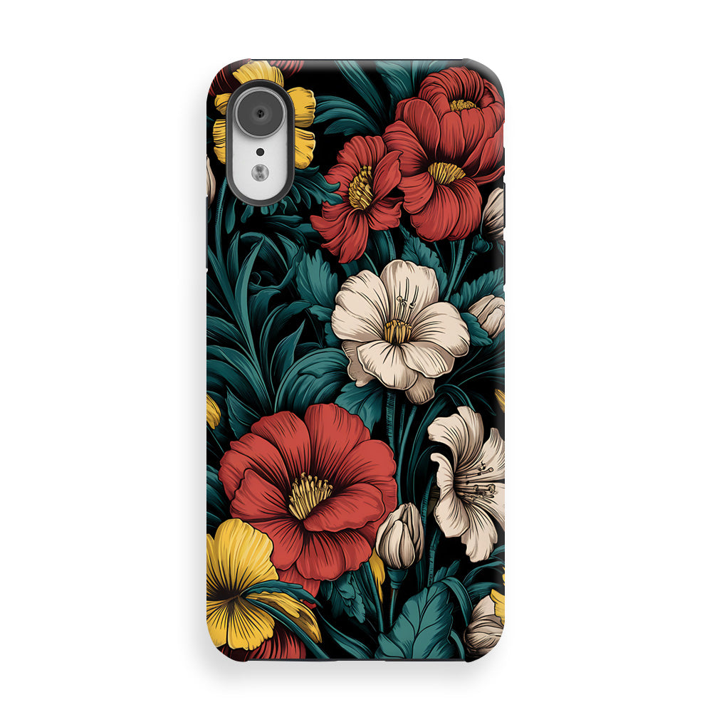 Vivid Floral Harmony Phone Cases