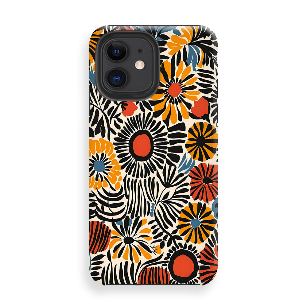 Radiant Floral Fusion Phone Cases