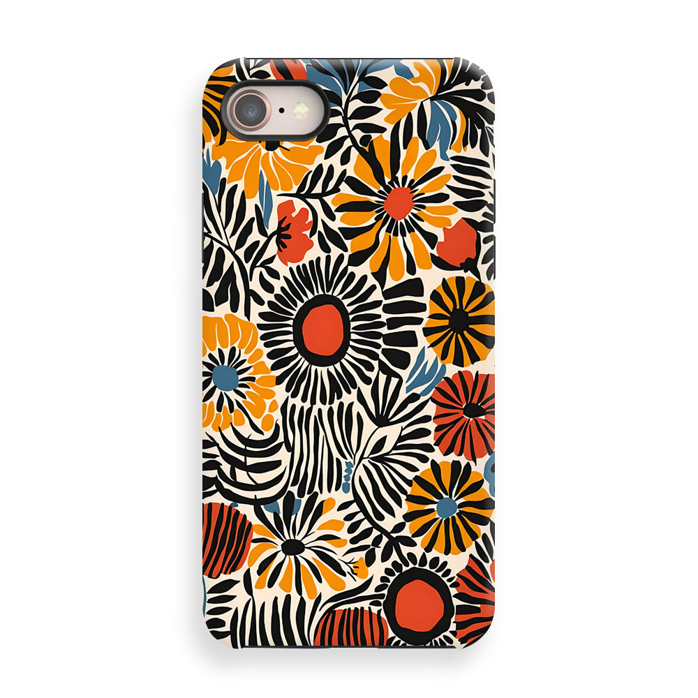 Radiant Floral Fusion Phone Cases