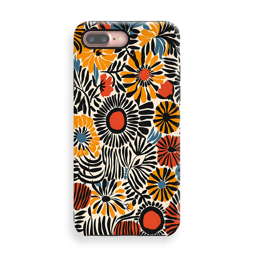 Radiant Floral Fusion Phone Cases