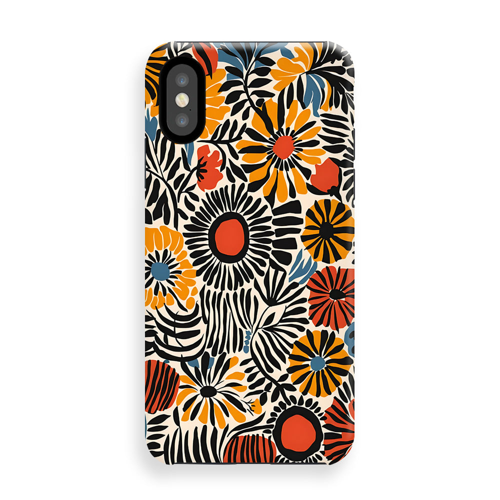 Radiant Floral Fusion Phone Cases