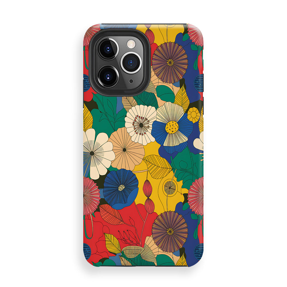 Colorburst Garden Design Phone Cases