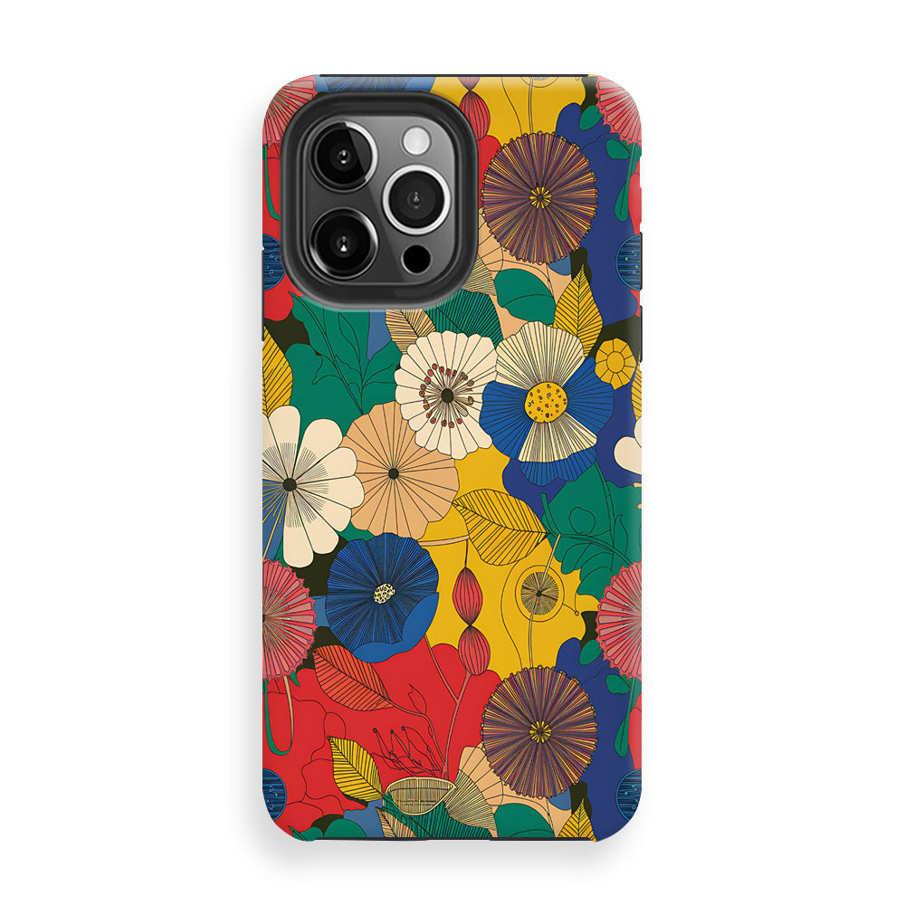 Colorburst Garden Design Phone Cases