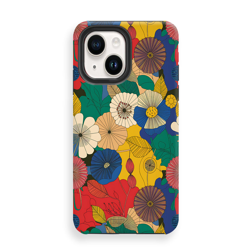 Colorburst Garden Design Phone Cases