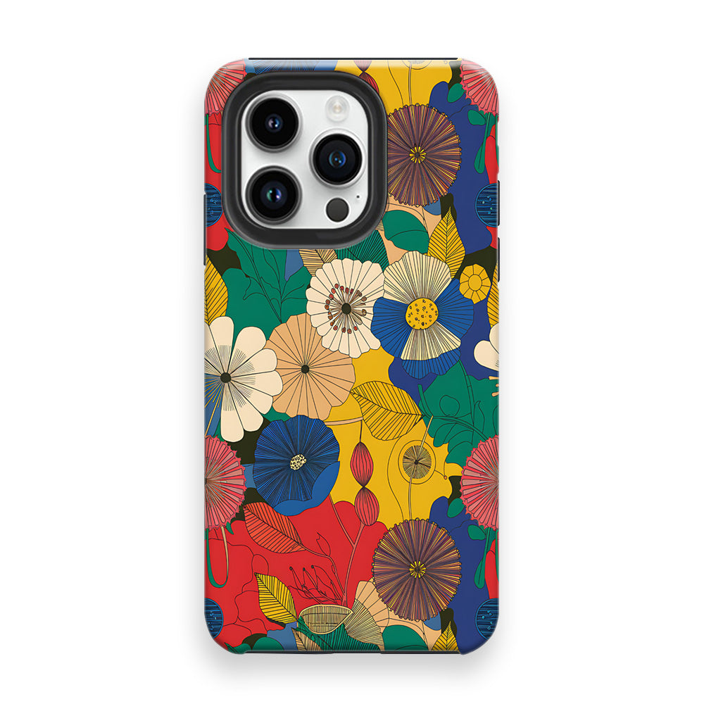 Colorburst Garden Design Phone Cases