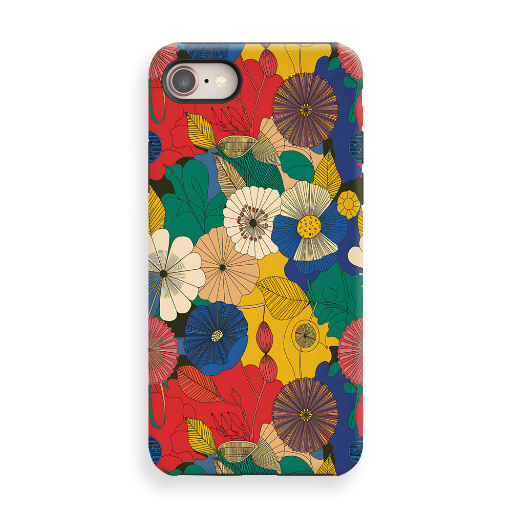 Colorburst Garden Design Phone Cases