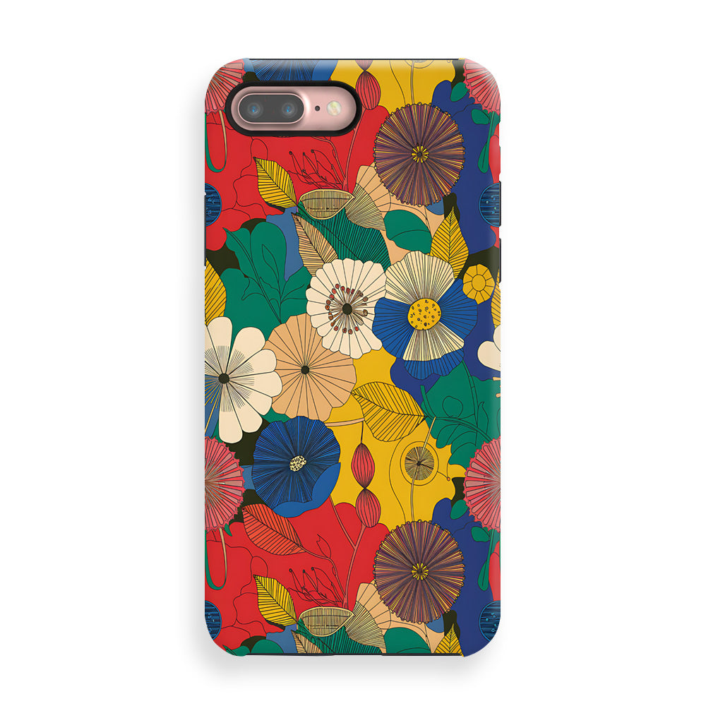 Colorburst Garden Design Phone Cases