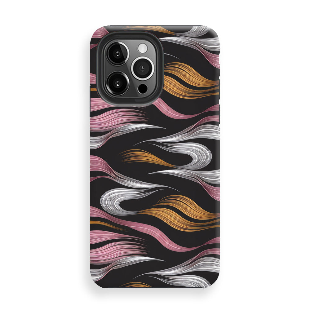 Midnight Waveflow Phone Cases