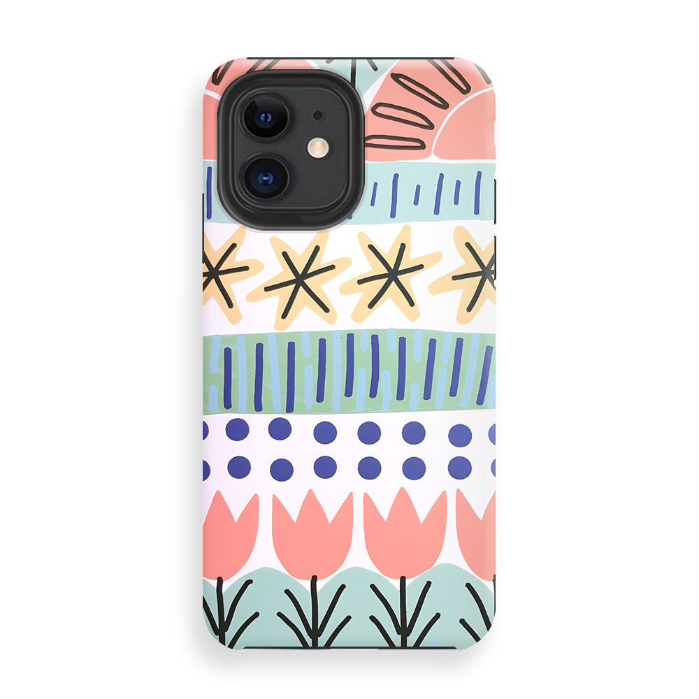 Summer Shapes Pastel Phone Cases