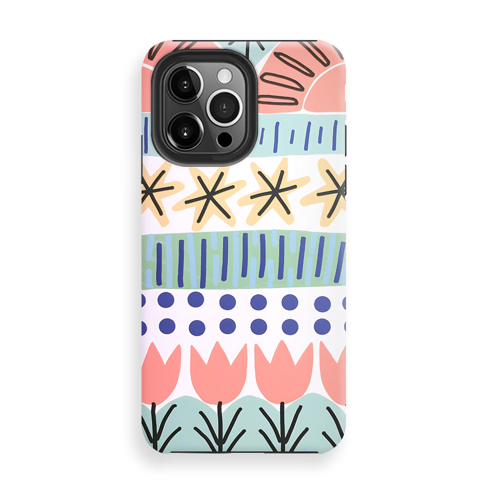 Summer Shapes Pastel Phone Cases